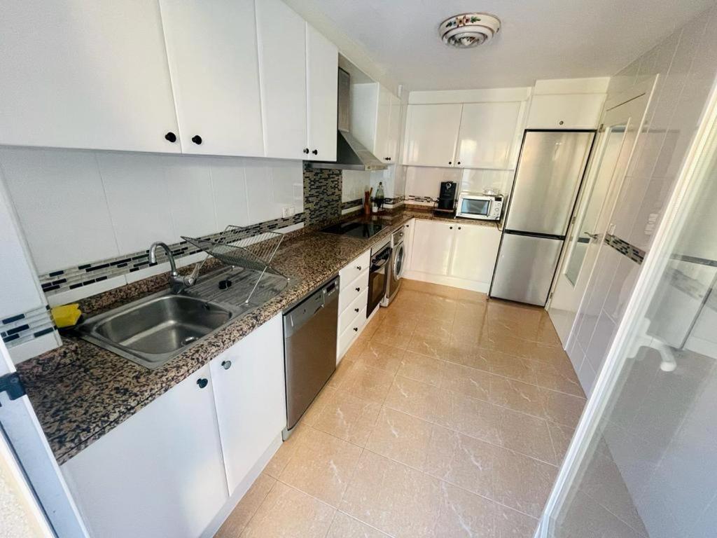 Bonito Apartamento De La Playa บิยาโฮโยซา ภายนอก รูปภาพ